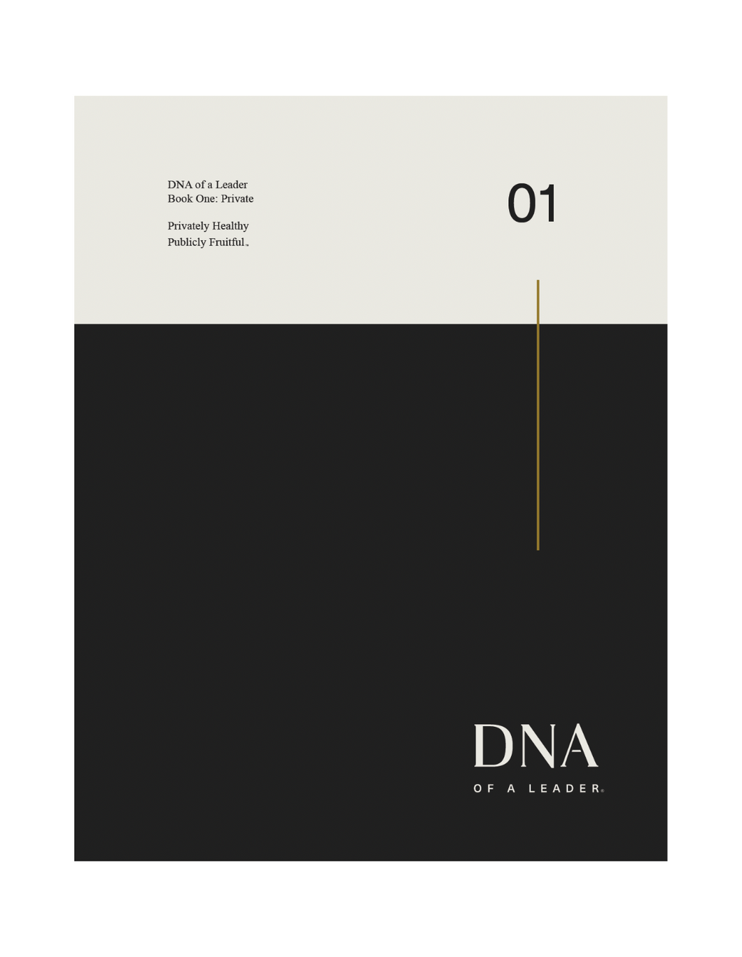 DNA of a Leader VOLUME 1: PRIVATE HEALTH Book (Adult and Teen Challenge USA)